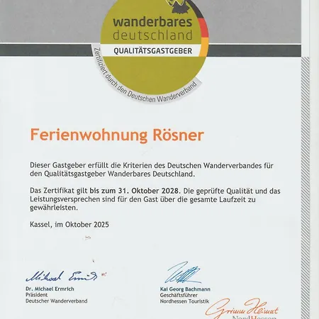 Roesner Apartment Herzhausen